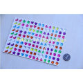 custom 3d clear epoxy stickers e glitter epoxy dome sticker